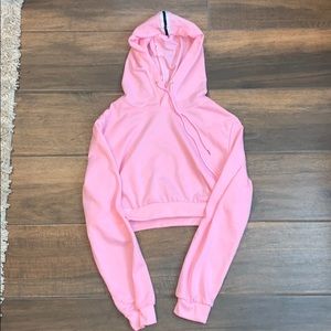 Pink cropped Sweatshirt